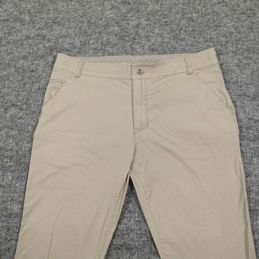 Kuhl Pants Mens 38x34 Beige Resistor Lite Chino Stretch Outdoor Casual Pockets - Picture 5 of 16